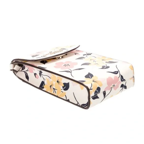 Kate Spade Floral Crossbody Bag - Cream, Pink, Yellow, Black - Picture 5 of 8